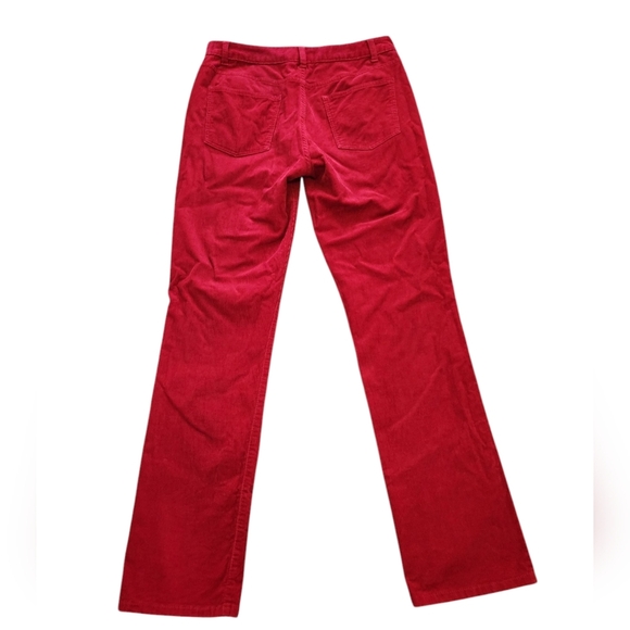 Talbots Red Corduroy Women' s Pants Size  10 - Picture 4 of 14
